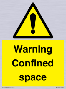Warning Confined space